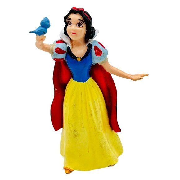 Disney Princess Figures Cinderella Snow White Belle Cake Topper 2 inch Lot of 4 - Picture 2 of 11